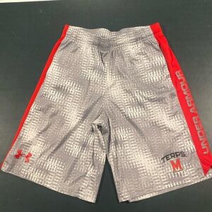 Under-Armor University of Maryland Shorts (Youth Large)